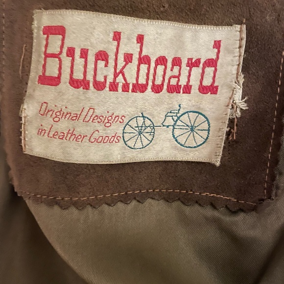 Vintage Buckboard Suede Fringed Jacket - Picture 2 of 5